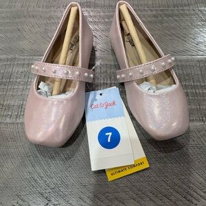 Cat & Jack Pink Kids Shoes- size 7